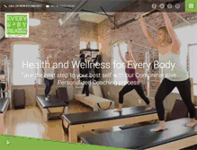 Tablet Screenshot of everybodypilates.com